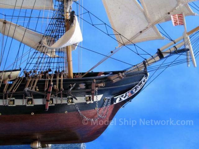 Uss Constitution 38 Assembled Tall Ship Model Ship  