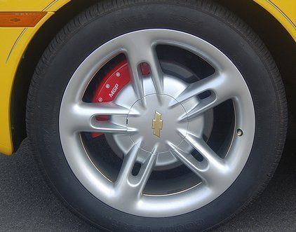 2003 2006 Chevy SSR Powder Coated Wheel Caliper Covers  