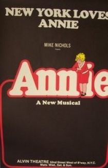 BROADWAY  ANNIE  ORIGINAL POSTER  1980 RARE  