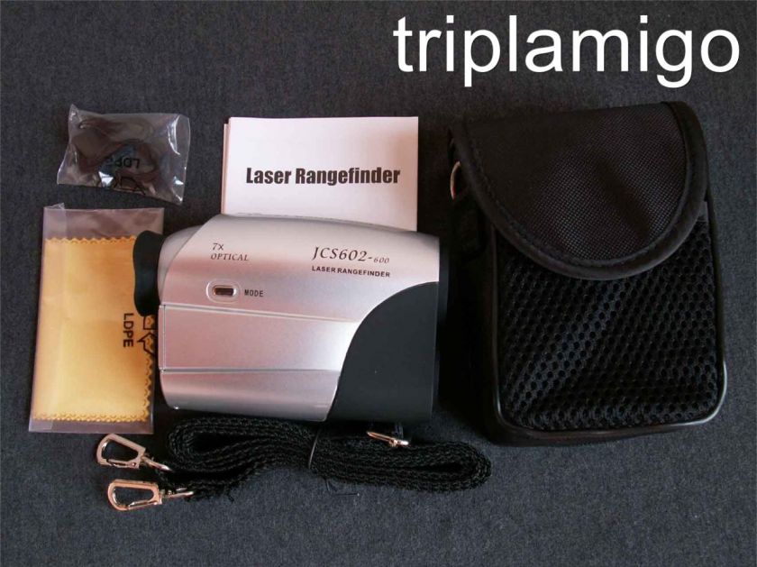 New 7x25 600m /yard Laser range finder golf rangefinder  