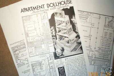 APARTMENT DOLLHOUSE plans  