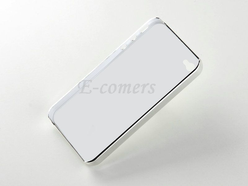   New Deluxe White Patent Leather Chrome Case Cover in Gift Box  