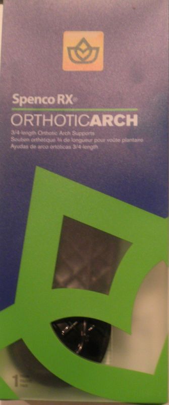 SPENCO 3/4 LENGTH ORTHOTIC ARCH SUPPORTS L11 12/M10 11  