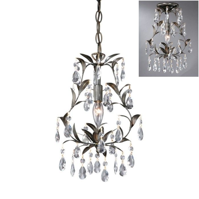 NEW 1 Light Mini Pendant OR Semi Flush Ceiling Lighting Fixture 