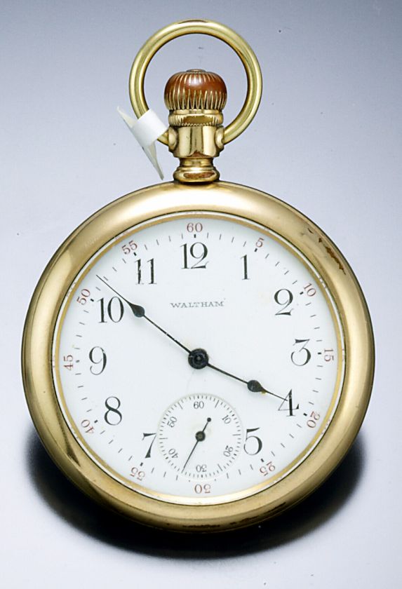 21 Jewel Waltham 645 Railroad Pocket Watch  