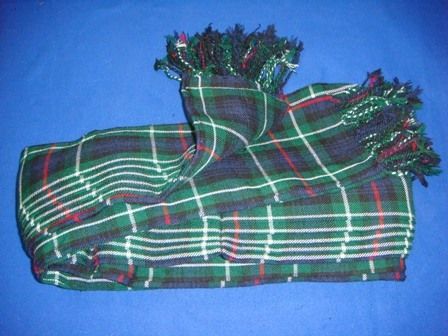 Geoffrey MACKENZIE TARTAN PLEATED PIPER PLAID  TPP4  