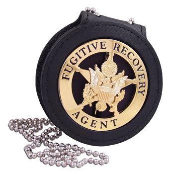 Deluxe Recessed Leather Badge Backer  