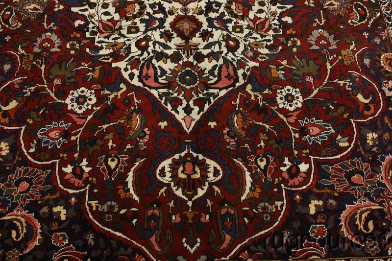   BURGUNDY 7X10 BAKHTIARI PERSIAN ORIENTAL AREA RUG WOOL CARPET  