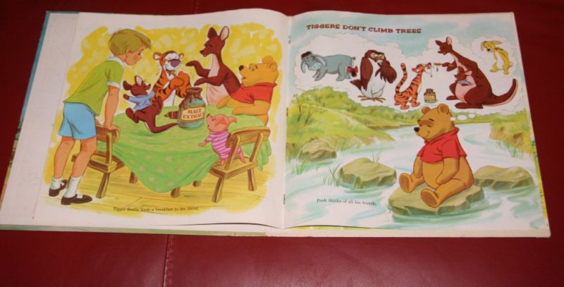 RARE WINNIE THE POOH + TIGGER ALBUM W/ BOOK 1968  