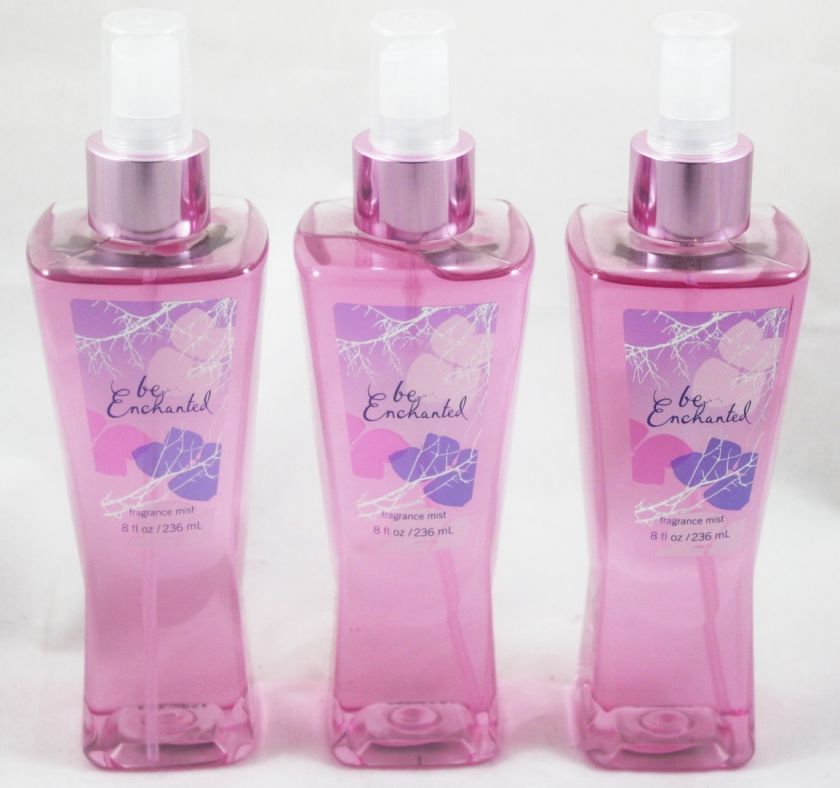 X3 Bath and Body Works BE ENCHANTED Body Spray Splash Fragrance Mist 