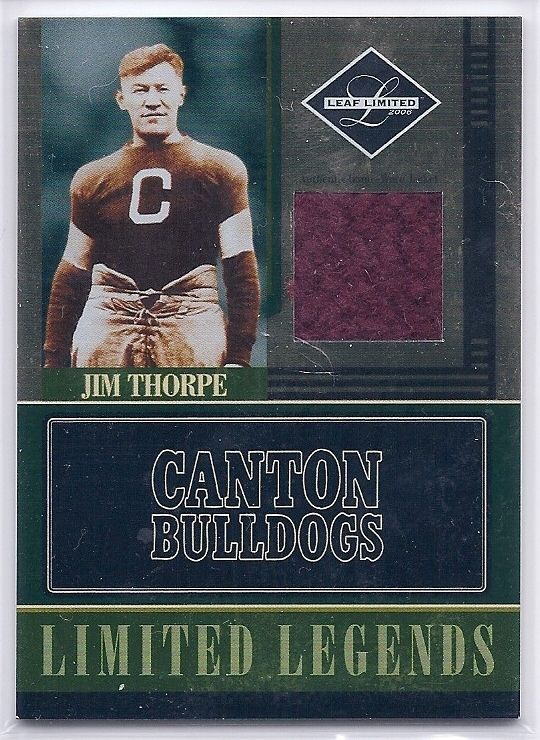 2006 Leaf Limited Jim Thorpe GU Jersey /100  