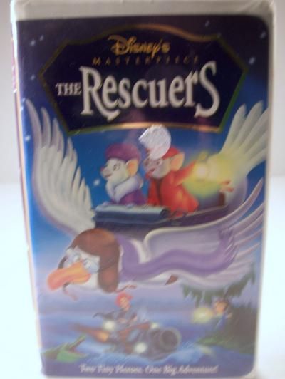Disney Masterpiece The Rescuers VHS Tape 786936102666  
