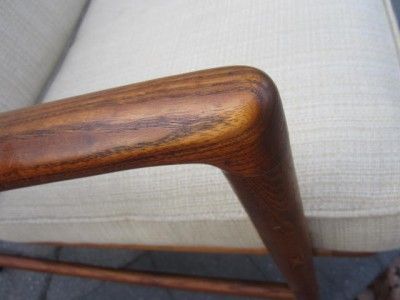 FABULOUS DANISH MODERN TALL ADJUSTABLE LOUNGE CHAIR SELIG MID CENTURY 