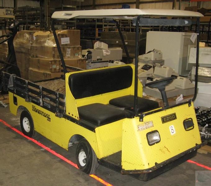 1999 EZ GO Textron Industrial 875E XI875 Electric Utility Vehicle Golf 