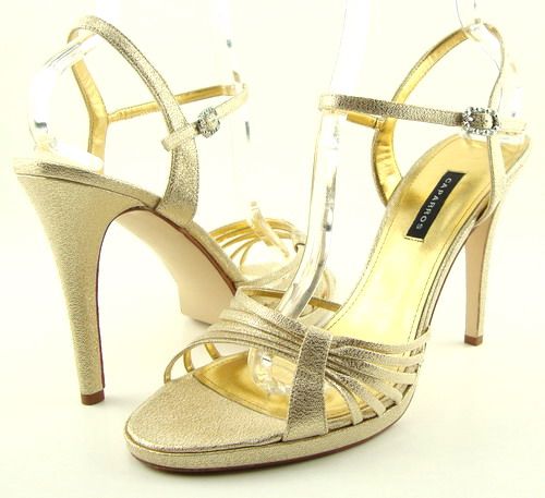   Glow Jeweled Buckle EVENING Open Toe WEDDING Shoes Sandals10  