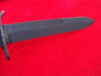 FANTASTIC WWII Airborne M3 trench fighting knife BLADE MARKED CASE 