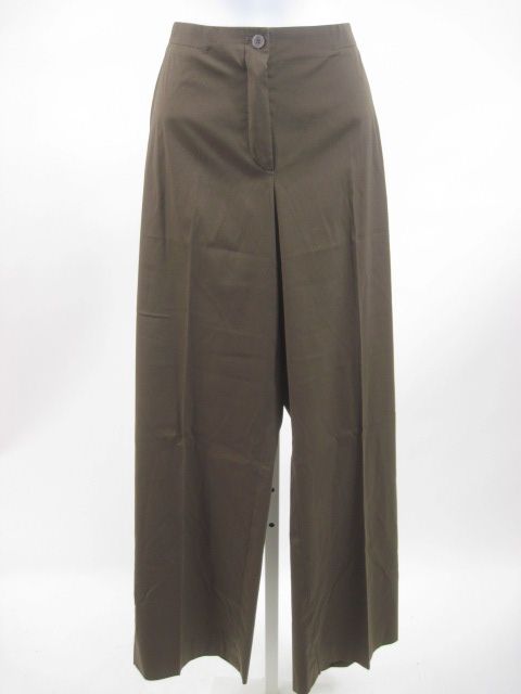 JIL SANDER Olive Green Blouse Pants Suit Outfit Sz 38  