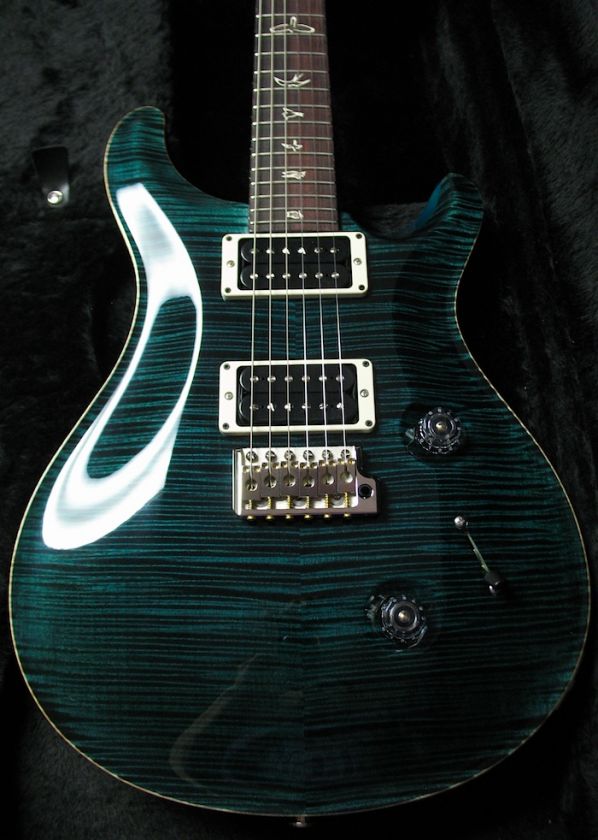 Paul Reed Smith Custom 24 Teal Black 10 Top Flame (Custom Finish) PRS 