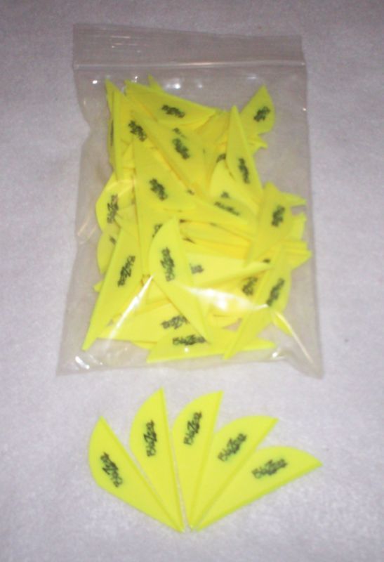 Blazer Arrow Vanes 2010 (Bohning) Neon Yellow Pkg 100  