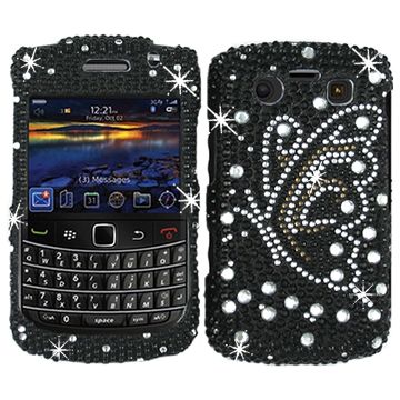   DIAMOND BLING CRYSTAL FACEPLATE CASE COVER BLACKBERRY BOLD 2 9700 9780