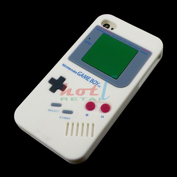   Silicone Case Cover Protector Game Boy For Apple iPhone 4 4G  