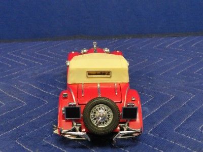 1935 Franklin Mint Mercedes 500K Roadster 124 T72  