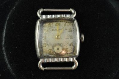 VINTAGE MENS BULOVA WRISTWATCH CALIBER 10BT FOR REPAIRS  