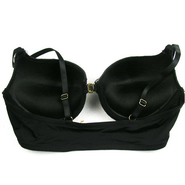 no secret Push Up Black Bra Au14B/Us36B/Eur80B R101  