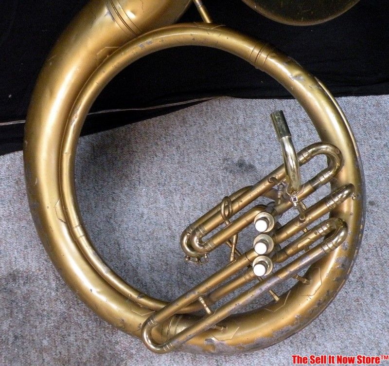 VINTAGE REYNOLDS 9553 SOUSAPHONE BRASS MUSICAL INSTRUMENT MARCHING 