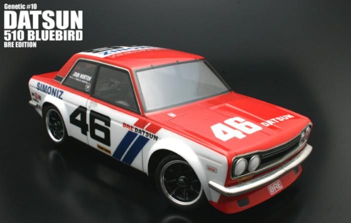 10 RC CAR ABC HOBBY GENETIC DATSUN 510 BLUEBIRD BRE  