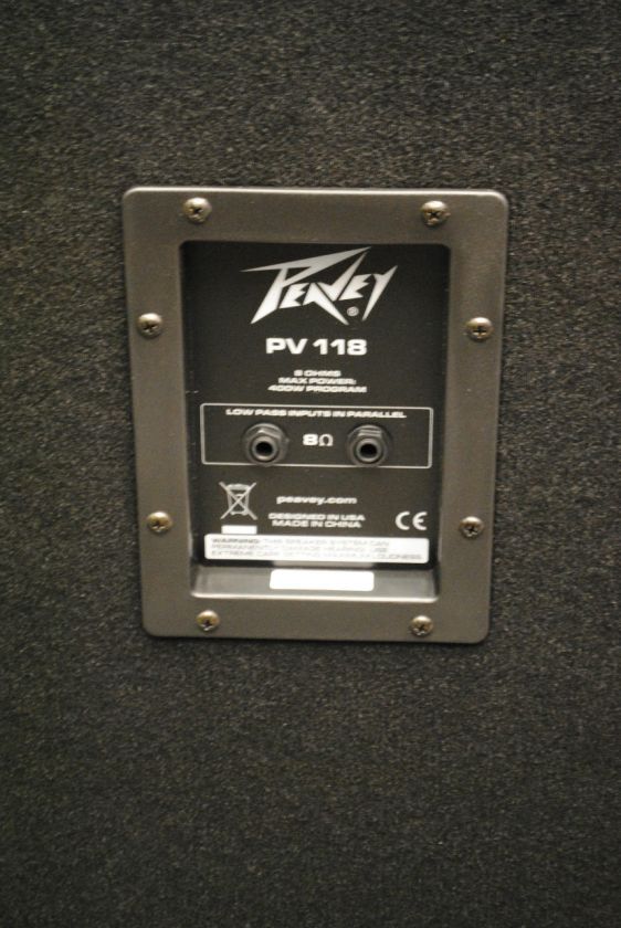 Peavey PV 118 18 Subwoofers (PAIR)  