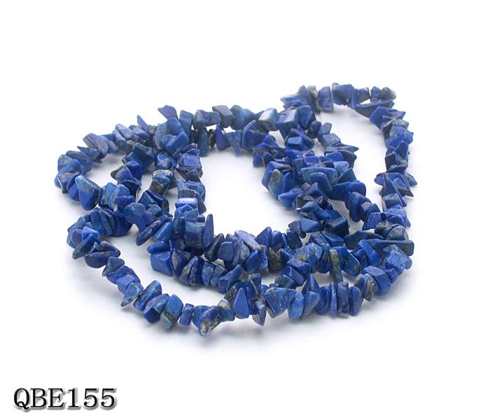 Natural Lapis Nugget Gemstone Strand 34inch  