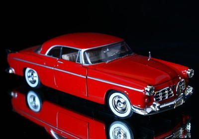 1955 Chrysler C300 MOTORMAX Diecast 124 Red  