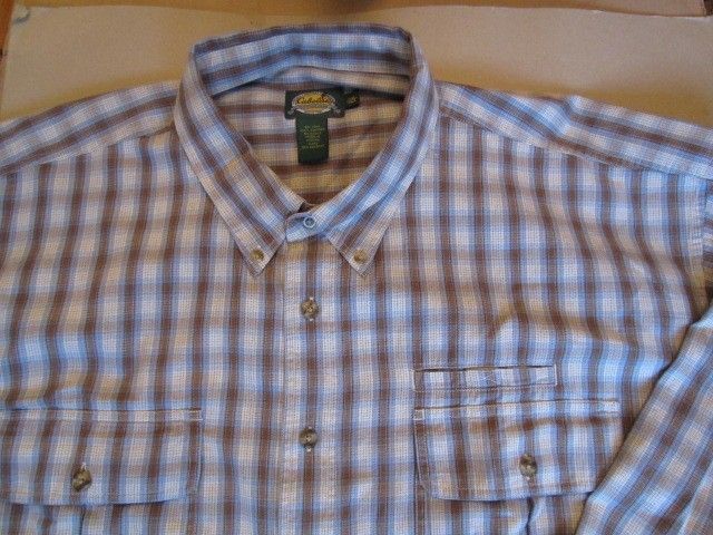 NWOT Mens CABELLAS Plaid Long sleeved SHIRTSIZE 3XL  