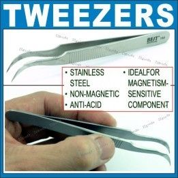 TWEEZER Stainless steel tool Picker Bending small parts  