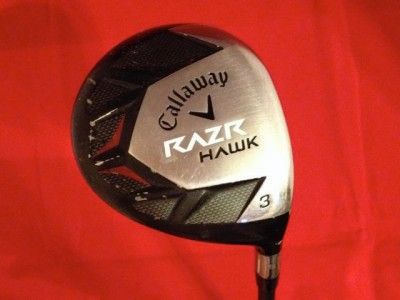 CALLAWAY RAZR HAWK 3 WOOD 15* GRAPHITE REGULAR FLEX  