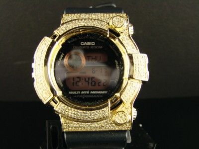 CUSTOM MADE G SHOCK/G SHOCK FROGMAN MENS DIAMOND WATCH 5.0 CT  