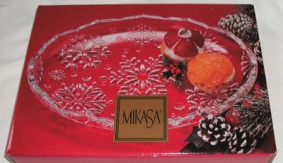 MIKASA SWEET DISH SNOWFLAKE PATTERN MADE IN GERMANY NIB  