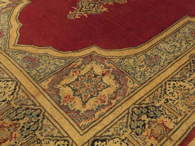 8x12 Handmade Carpet Antique Persian Lavar Kerman Rug  