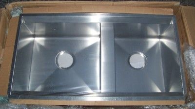   Undercounter 33 x 18 Double Bowl Kitchen Sink K 3672 NA  