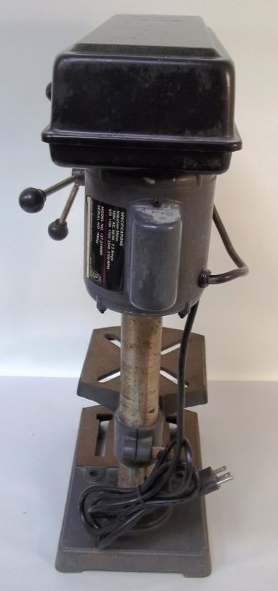 Craftsman 8 Drill Press 1/3 HP  1/2 Chk Table Top GUC  