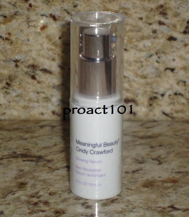 Cindy Crawford MEANINGFUL BEAUTY GLOWING SERUM .5 oz  