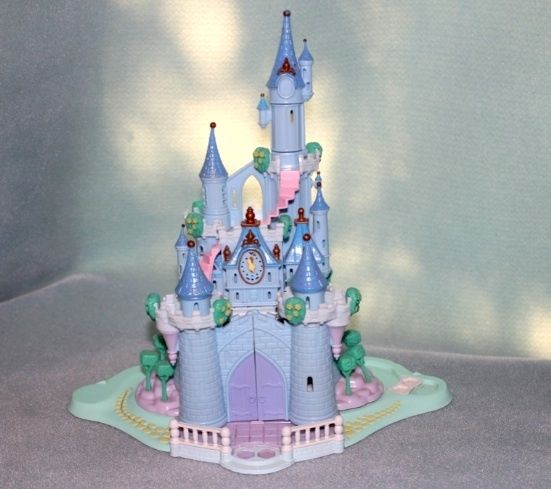 Disney Cinderellas Castle Bluebird Polly Pocket Toy Play Set 1995 