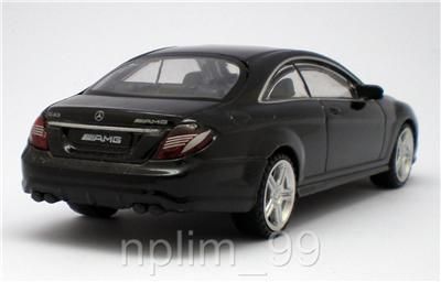 RASTAR 1/43 Diecast Car MERCEDES BENZ CL63 AMG BLACK  