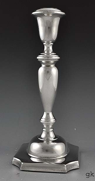 Elegant Shreve Crump & Low Sterling Silver Candlestick  