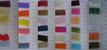 SHIMMER ORGANZA COLOR CHART