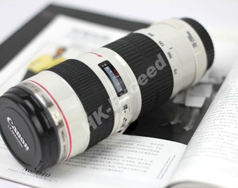 Coffee Cup Mug Cup lens Steel 11 Canon EF70 200mm Lens  