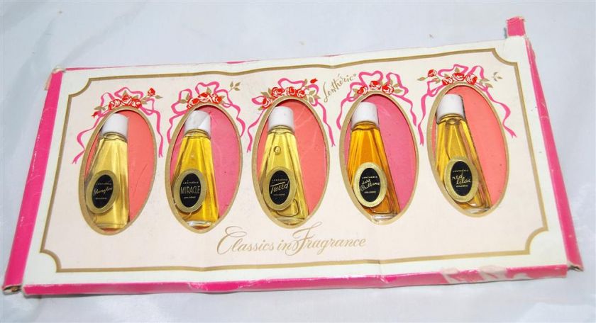 Vintage Lentheric Classics In Fragrance 5 Colognes NIB  