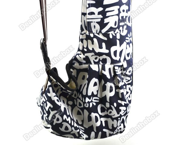   Strip Sling Pet Dog Tote Single Shoulder Durable Bag Carriers  