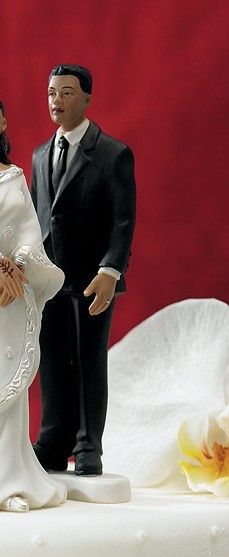 Bride at Finish Line + U Choose Groom Cake Top Topper  